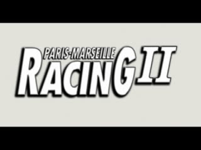 Paris-Marseille Racing II title screen for Playstation